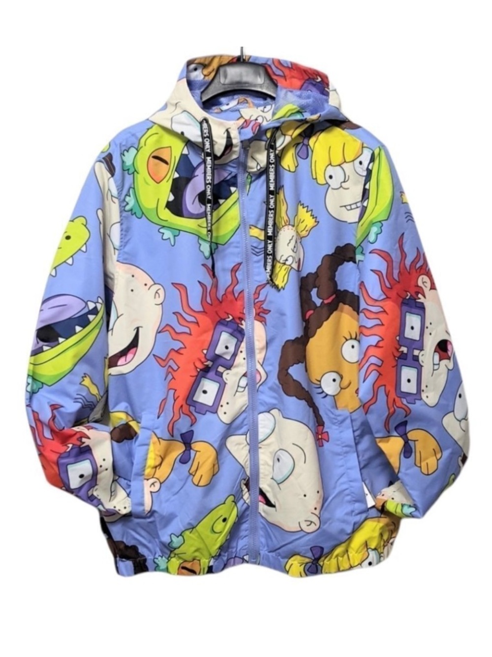 NWT NICKELODEON X MEMBERS ONLY Rugrats Windbreaker L
